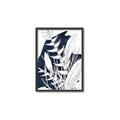 Picture of Blue & white flower II _GroupedProduct_Rectangle_Portrait_Canvas_Framed_