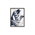 Picture of Blue & white flower II _GroupedProduct_Rectangle_Portrait_Canvas_Framed_