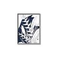 Picture of Blue & white flower II _GroupedProduct_Rectangle_Portrait_Canvas_Framed_