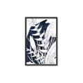 Picture of Blue & white flower II _GroupedProduct_Rectangle_Portrait_Canvas_Framed_