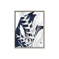 Picture of Blue & white flower II _GroupedProduct_Rectangle_Portrait_Canvas_Framed_