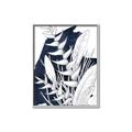 Picture of Blue & white flower II _GroupedProduct_Rectangle_Portrait_Canvas_Framed_