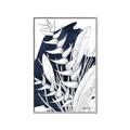 Picture of Blue & white flower II _GroupedProduct_Rectangle_Portrait_Canvas_Framed_