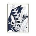 Picture of Blue & white flower II _GroupedProduct_Rectangle_Portrait_Canvas_Framed_