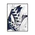 Picture of Blue & white flower II _GroupedProduct_Rectangle_Portrait_Canvas_Framed_
