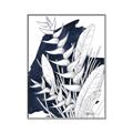Picture of Blue & white flower II _GroupedProduct_Rectangle_Portrait_Canvas_Framed_