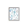 Picture of Blue Leaves IV _GroupedProduct_Rectangle_Portrait_Canvas_Framed_