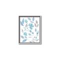 Picture of Blue Leaves IV _GroupedProduct_Rectangle_Portrait_Canvas_Framed_