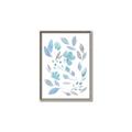 Picture of Blue Leaves IV _GroupedProduct_Rectangle_Portrait_Canvas_Framed_
