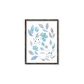 Picture of Blue Leaves IV _GroupedProduct_Rectangle_Portrait_Canvas_Framed_
