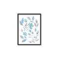 Picture of Blue Leaves IV _GroupedProduct_Rectangle_Portrait_Canvas_Framed_