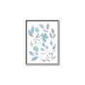 Picture of Blue Leaves IV _GroupedProduct_Rectangle_Portrait_Canvas_Framed_