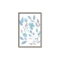 Picture of Blue Leaves IV _GroupedProduct_Rectangle_Portrait_Canvas_Framed_