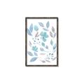 Picture of Blue Leaves IV _GroupedProduct_Rectangle_Portrait_Canvas_Framed_
