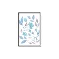 Picture of Blue Leaves IV _GroupedProduct_Rectangle_Portrait_Canvas_Framed_