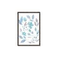 Picture of Blue Leaves IV _GroupedProduct_Rectangle_Portrait_Canvas_Framed_