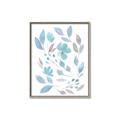 Picture of Blue Leaves IV _GroupedProduct_Rectangle_Portrait_Canvas_Framed_
