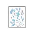 Picture of Blue Leaves IV _GroupedProduct_Rectangle_Portrait_Canvas_Framed_