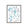 Picture of Blue Leaves IV _GroupedProduct_Rectangle_Portrait_Canvas_Framed_
