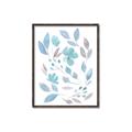 Picture of Blue Leaves IV _GroupedProduct_Rectangle_Portrait_Canvas_Framed_