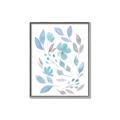 Picture of Blue Leaves IV _GroupedProduct_Rectangle_Portrait_Canvas_Framed_