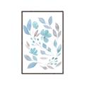 Picture of Blue Leaves IV _GroupedProduct_Rectangle_Portrait_Canvas_Framed_