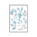Picture of Blue Leaves IV _GroupedProduct_Rectangle_Portrait_Canvas_Framed_