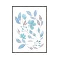 Picture of Blue Leaves IV _GroupedProduct_Rectangle_Portrait_Canvas_Framed_