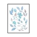 Picture of Blue Leaves IV _GroupedProduct_Rectangle_Portrait_Canvas_Framed_