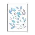 Picture of Blue Leaves IV _GroupedProduct_Rectangle_Portrait_Canvas_Framed_