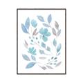 Picture of Blue Leaves IV _GroupedProduct_Rectangle_Portrait_Canvas_Framed_
