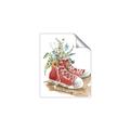 Picture of Red Shoe Garden  _GroupedProduct_Rectangle_Portrait_Unframed_Print_Only_