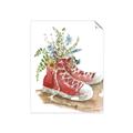 Picture of Red Shoe Garden  _GroupedProduct_Rectangle_Portrait_Unframed_Print_Only_