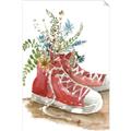 Picture of Red Shoe Garden  _GroupedProduct_Rectangle_Portrait_Unframed_Print_Only_