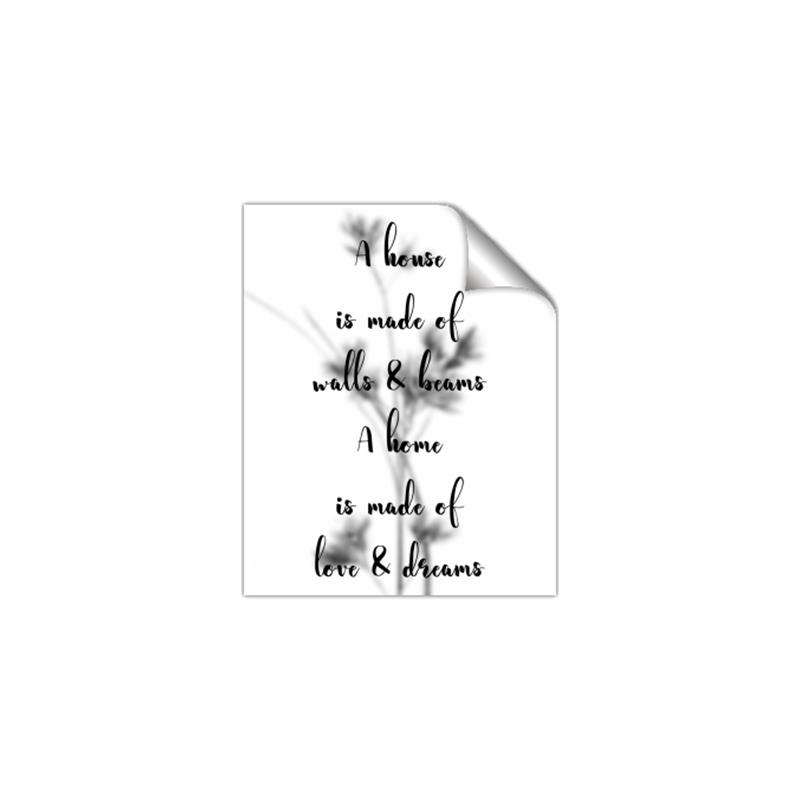 Picture of Love and Dreams Home _GroupedProduct_Rectangle_Portrait_Unframed_Print_Only_
