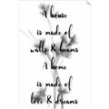 Picture of Love and Dreams Home _GroupedProduct_Rectangle_Portrait_Unframed_Print_Only_