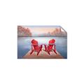 Picture of Red Muskoka Chairs _GroupedProduct_Rectangle_Landscape_Unframed_Print_Only_