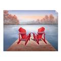 Picture of Red Muskoka Chairs _GroupedProduct_Rectangle_Landscape_Unframed_Print_Only_