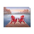 Picture of Red Muskoka Chairs _GroupedProduct_Rectangle_Landscape_Unframed_Print_Only_