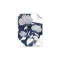 Picture of Hydrangea flower on blue bkg _GroupedProduct_Rectangle_Portrait_Unframed_Print_Only_