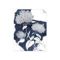 Picture of Hydrangea flower on blue bkg _GroupedProduct_Rectangle_Portrait_Unframed_Print_Only_
