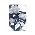 Picture of Hydrangea flower on blue bkg _GroupedProduct_Rectangle_Portrait_Unframed_Print_Only_