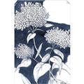 Picture of Hydrangea flower on blue bkg _GroupedProduct_Rectangle_Portrait_Unframed_Print_Only_