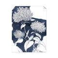 Picture of Hydrangea flower on blue bkg _GroupedProduct_Rectangle_Portrait_Unframed_Print_Only_