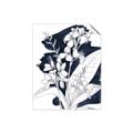 Picture of Blue & White Flower I  _GroupedProduct_Rectangle_Portrait_Unframed_Print_Only_