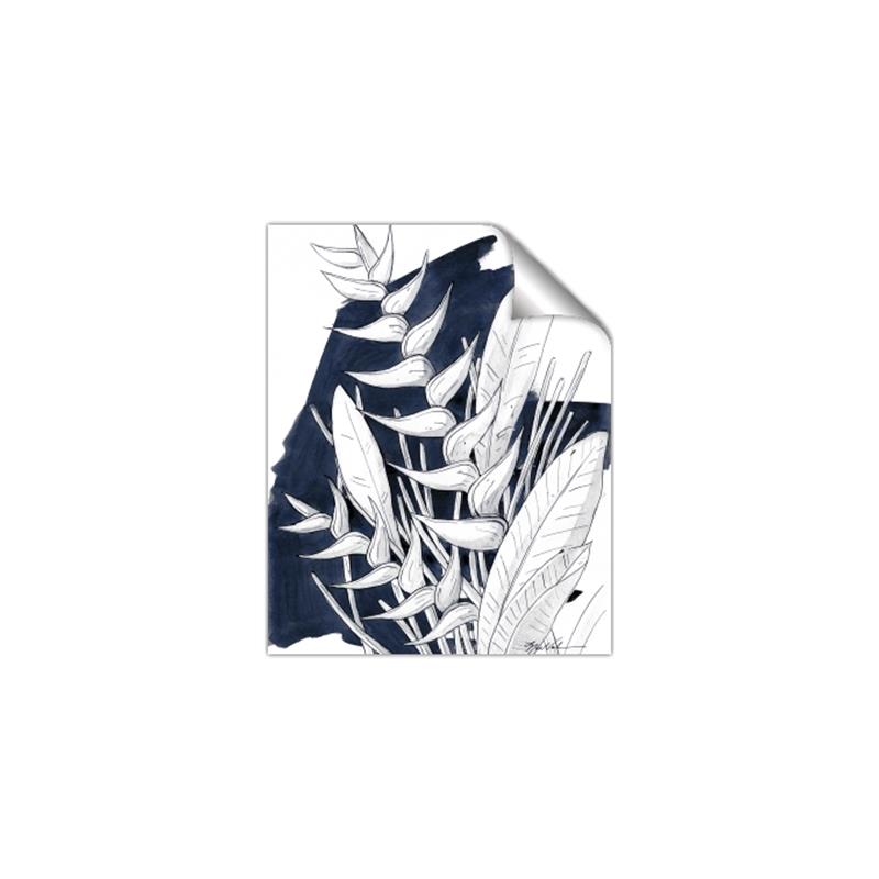 Picture of Blue & white flower II _GroupedProduct_Rectangle_Portrait_Unframed_Print_Only_