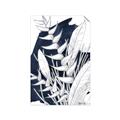 Picture of Blue & white flower II _GroupedProduct_Rectangle_Portrait_Unframed_Print_Only_