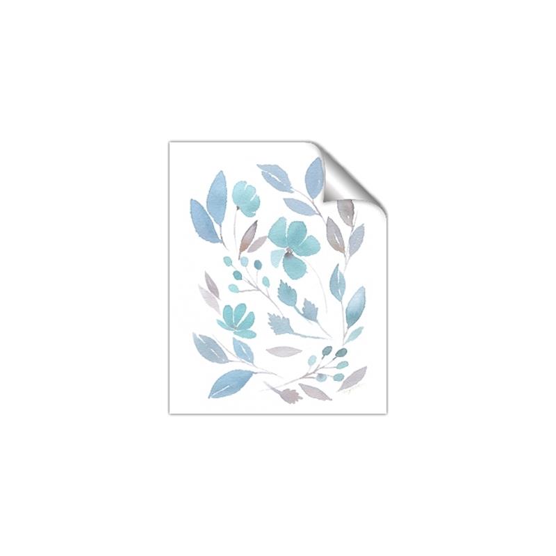 Picture of Blue Leaves IV _GroupedProduct_Rectangle_Portrait_Unframed_Print_Only_