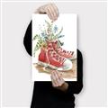 Picture of Red Shoe Garden  _GroupedProduct_Rectangle_Portrait_Canvas_