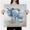 Picture of Blue Hydrangea _GroupedProduct_Square_Canvas_